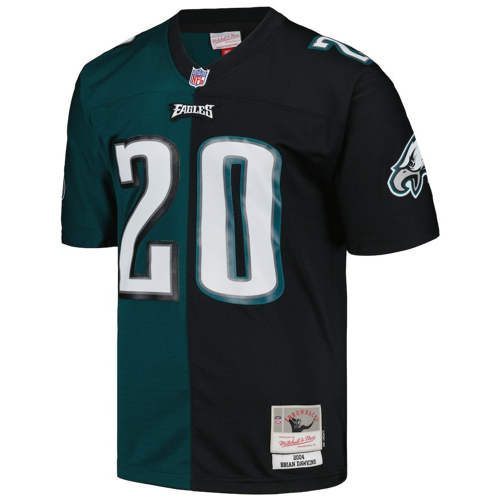 Brian Dawkins Philadelphia Eagles 2004 Split Legacy Replica Jersey - Midnight Green/Black outlet