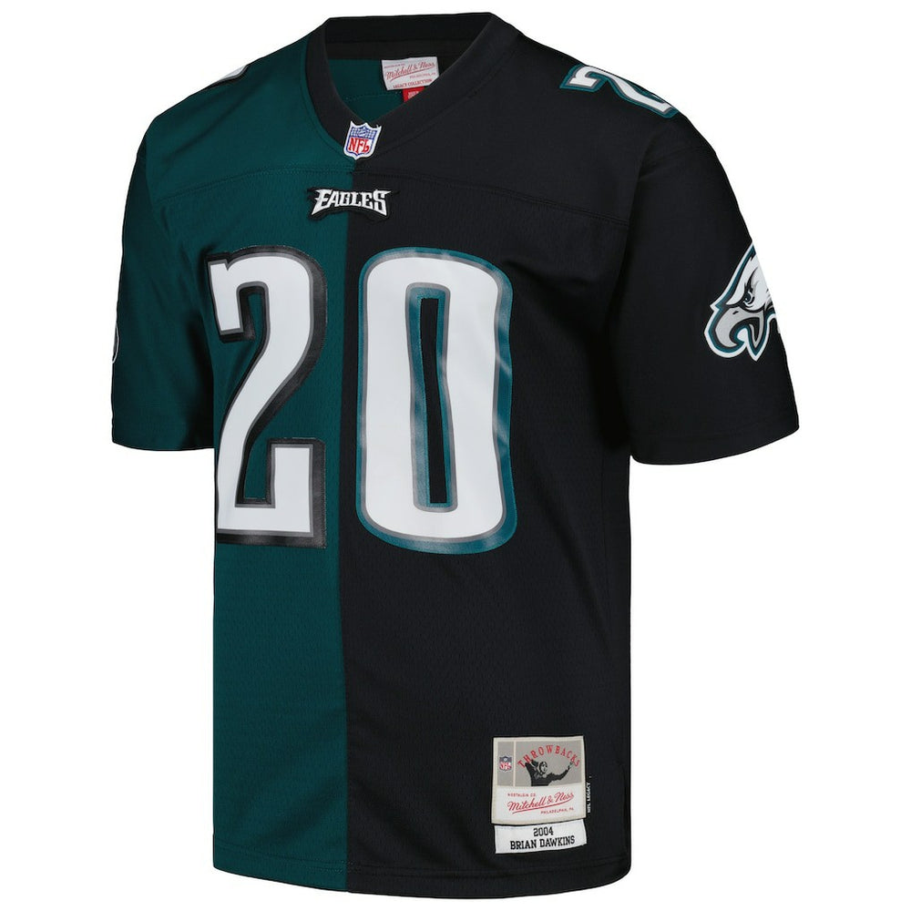 Brian Dawkins Philadelphia Eagles 2004 Split Legacy Replica Jersey - Midnight Green/Black outlet