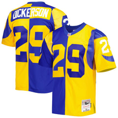 Eric Dickerson Los Angeles Rams 1984 Split Legacy Replica Jersey - Royal/Gold discount