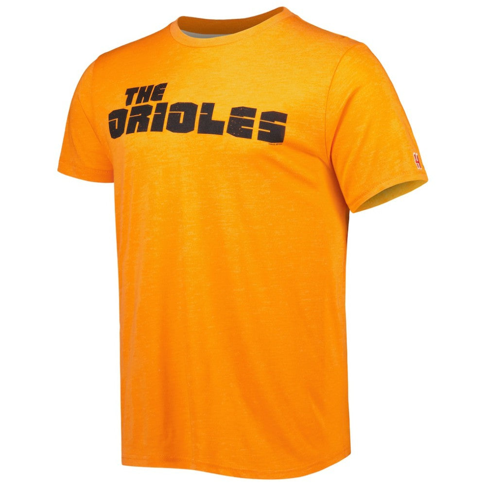 Baltimore Orioles Homage Hyper Local Tri-Blend T-Shirt Orange