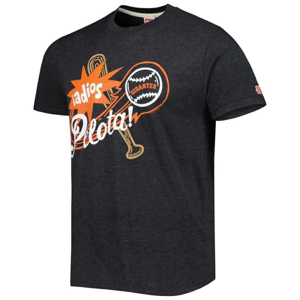 San Francisco Giants Homage Hyper Local Tri-Blend T-Shirt Charcoal