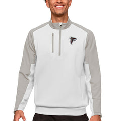 Atlanta Falcons Antigua Team Quarter-Zip Pullover Top - White for sale