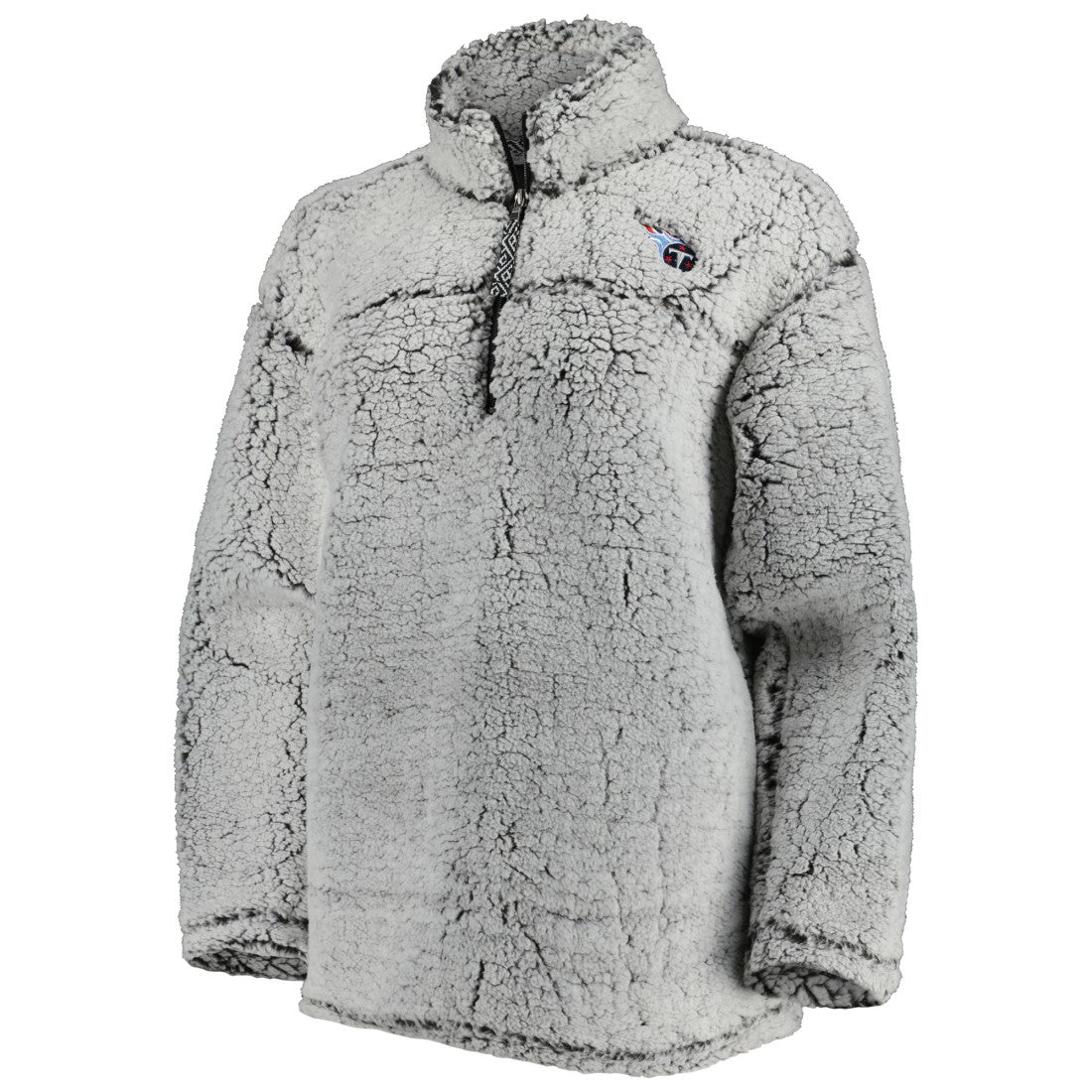 Tennessee Titans G-III 4Her by Carl Banks Women's Sherpa Quarter-Zip Jacket - Gray sale