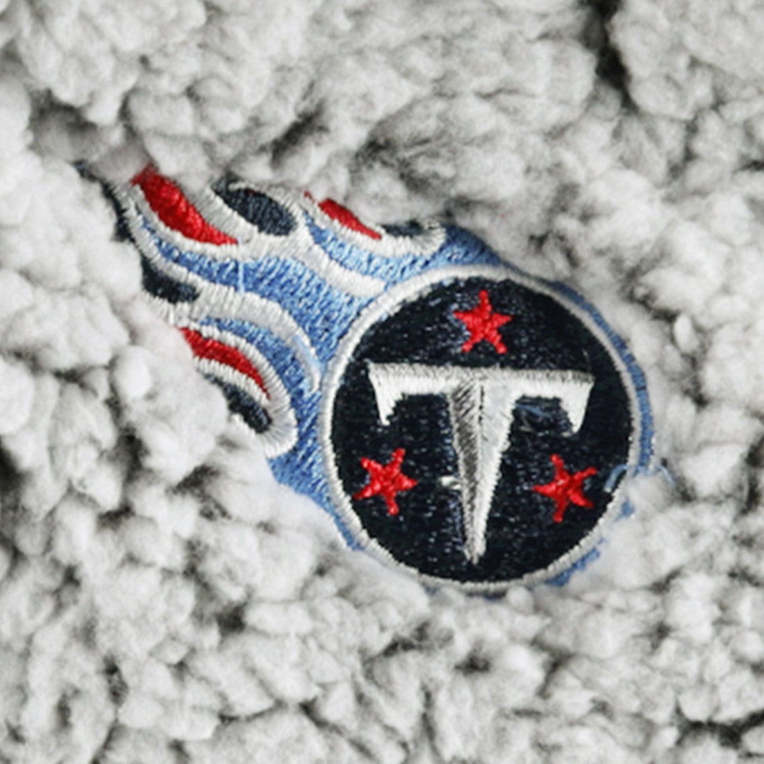 Tennessee Titans G-III 4Her by Carl Banks Women's Sherpa Quarter-Zip Jacket - Gray sale