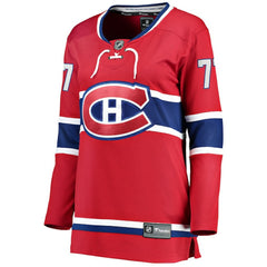 Kirby Dach Montreal Canadiens Fanatics Women's Home Breakaway Player Jersey - Red Jerseys