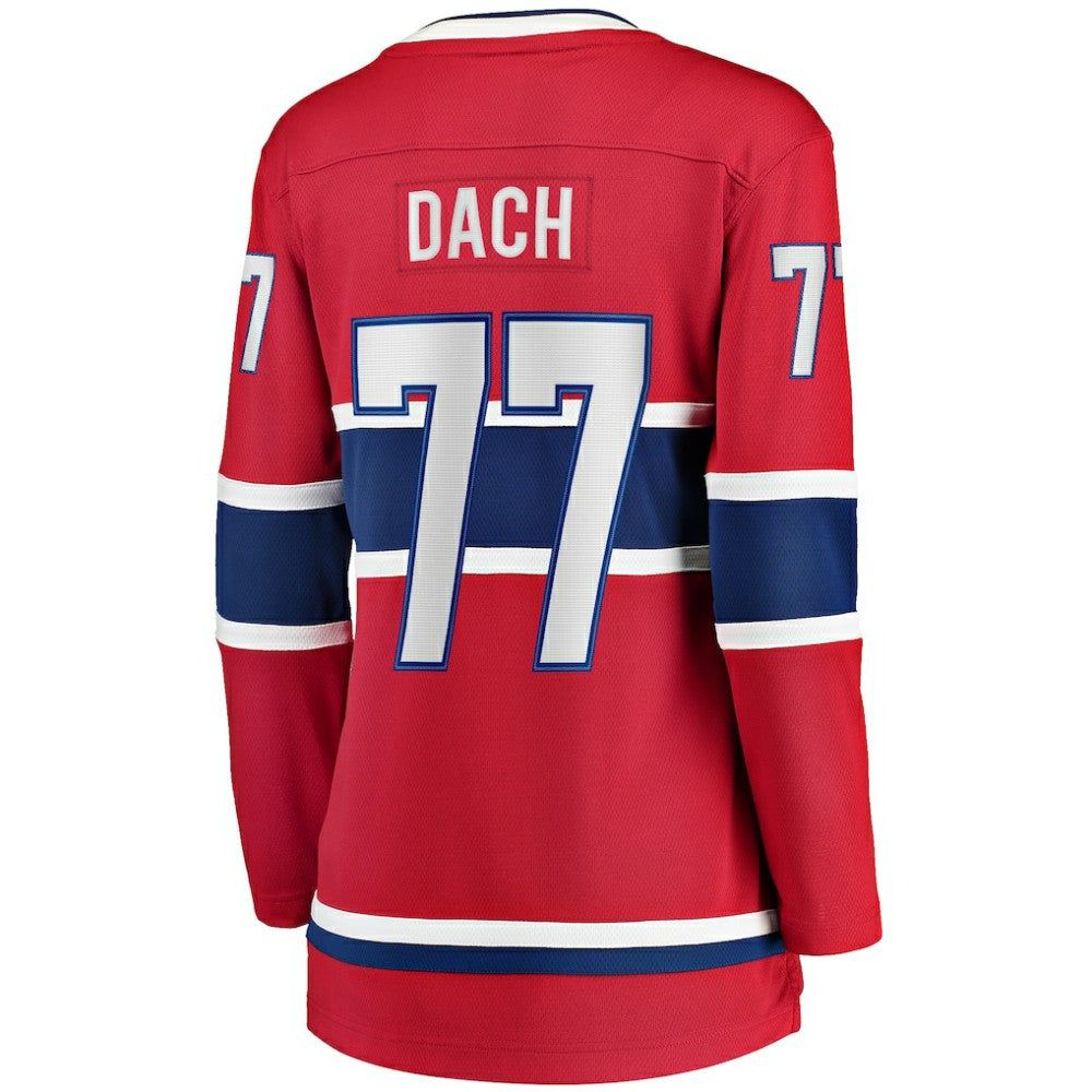 Kirby Dach Montreal Canadiens Fanatics Women's Home Breakaway Player Jersey - Red Jerseys