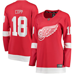 Andrew Copp Detroit Red Wings Fanatics Women's Home Breakaway Player Jersey - Red Jerseys