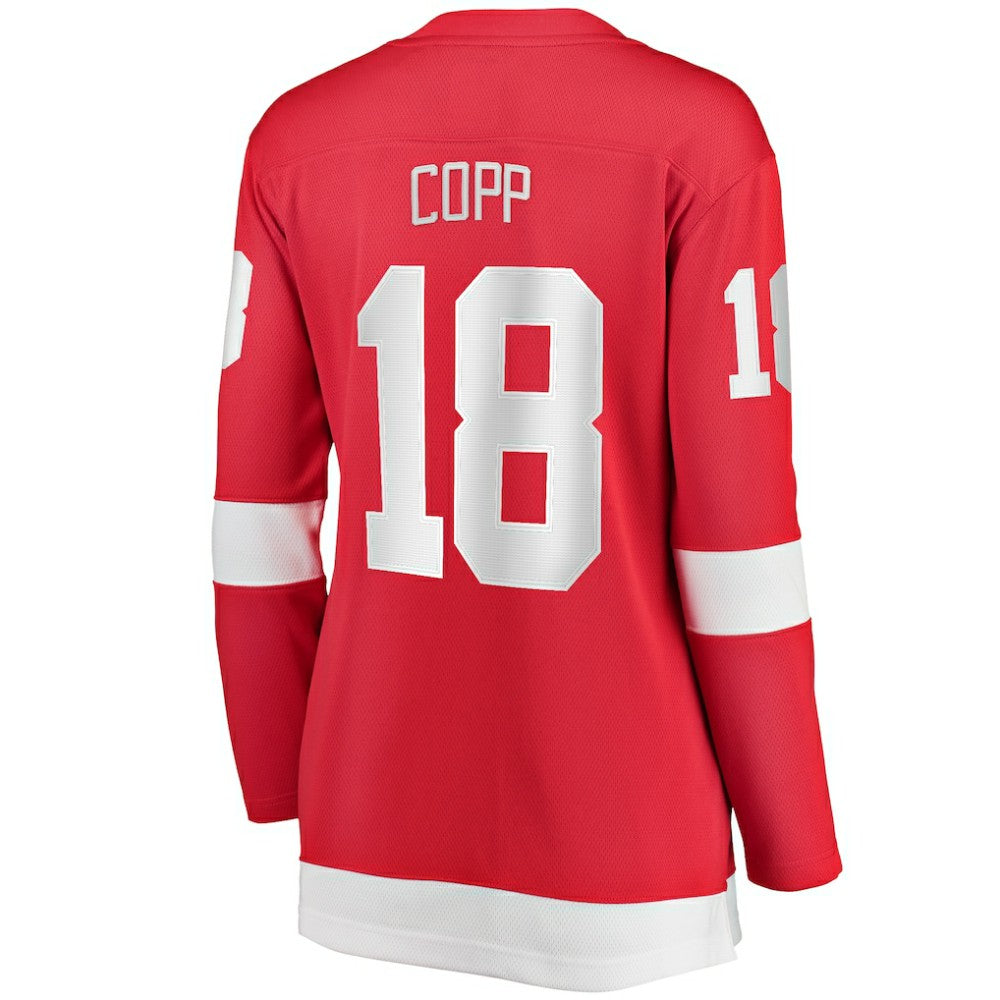 Andrew Copp Detroit Red Wings Fanatics Women's Home Breakaway Player Jersey - Red Jerseys