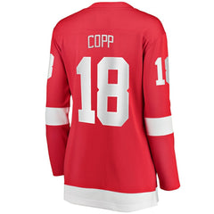 Andrew Copp Detroit Red Wings Fanatics Women's Home Breakaway Player Jersey - Red Jerseys
