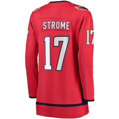 Dylan Strome Washington Capitals Fanatics Women's Home Breakaway Player Jersey - Red Jerseys