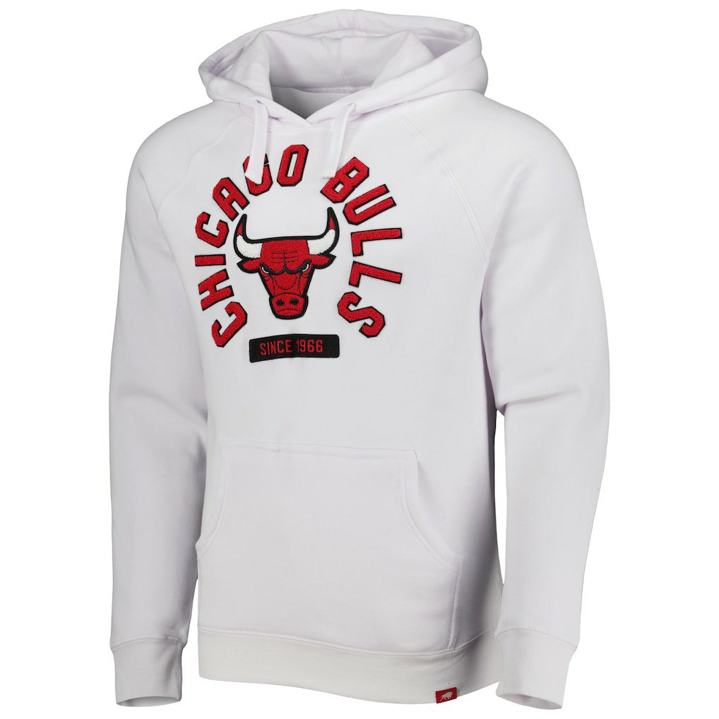 Chicago Bulls Sportiqe Unisex Athos Olson Tri-Blend Pullover Hoodie - White sale