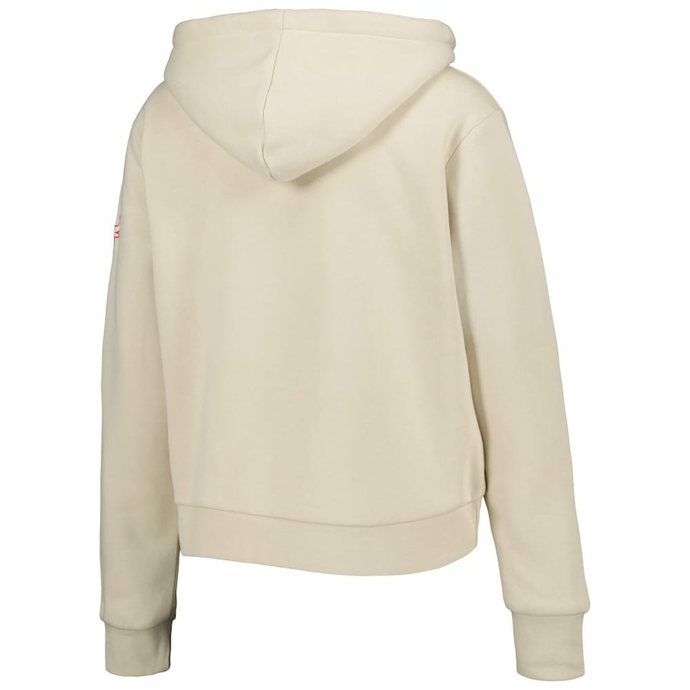 Chicago Bulls Sportiqe Women's Leona Ava Fleece Tri-Blend Pullover Hoodie - Cream shop