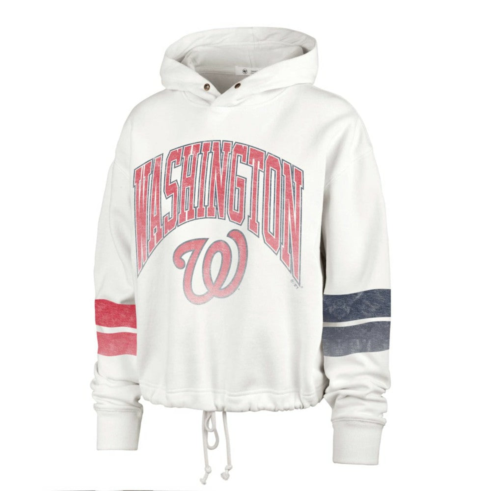 Washington Nationals Women's Harper Pullover Hoodie Cream