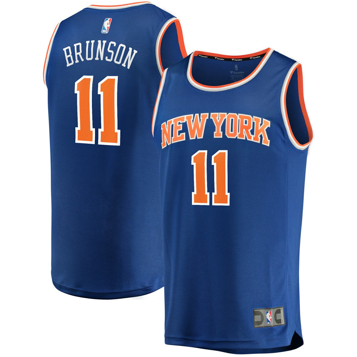 Jalen Brunson New York Knicks Fast Break Replica Jersey - Icon Edition - Blue sale