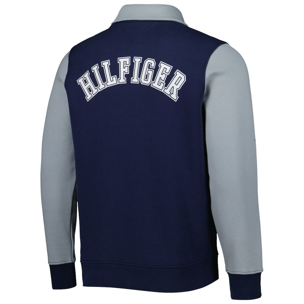 Dallas Cowboys Tommy Hilfiger Aiden Quarter-Zip Sweatshirt - Navy/Silver online