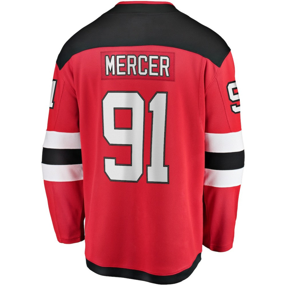 Dawson Mercer New Jersey Devils Fanatics Home Breakaway Jersey - Red Jerseys