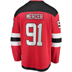 Dawson Mercer New Jersey Devils Fanatics Home Breakaway Jersey - Red Jerseys