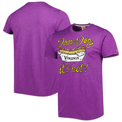 Minnesota Vikings Homage Dome Dog Hyper Local Tri-Blend T-Shirt - Purple discount