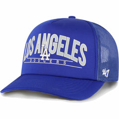 Los Angeles Dodgers Backhaul Foam Trucker Snapback Hat Royal