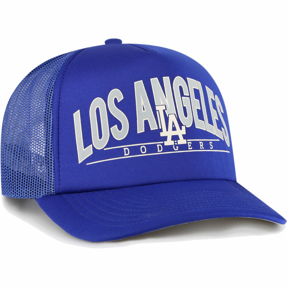 Los Angeles Dodgers Backhaul Foam Trucker Snapback Hat Royal