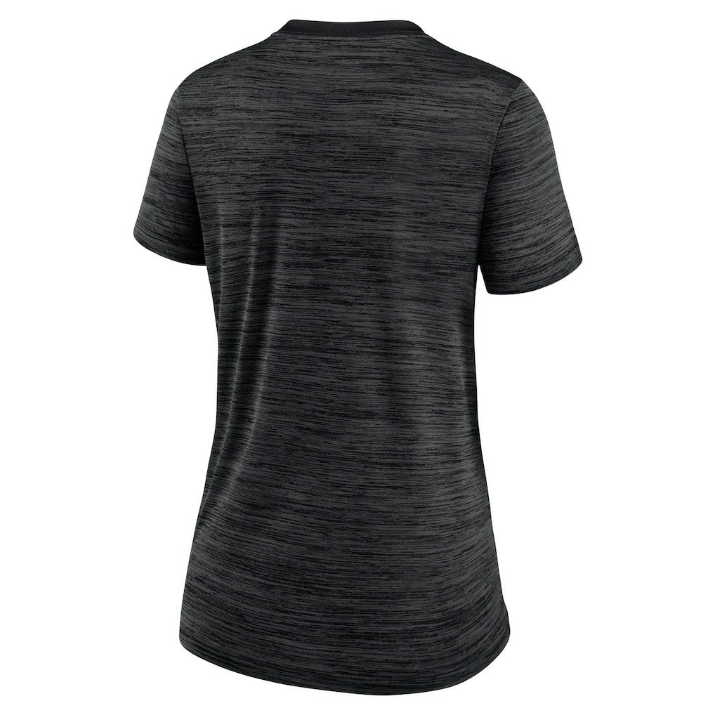 Las Vegas Raiders Women's Sideline Velocity Performance T-Shirt - Black cheap