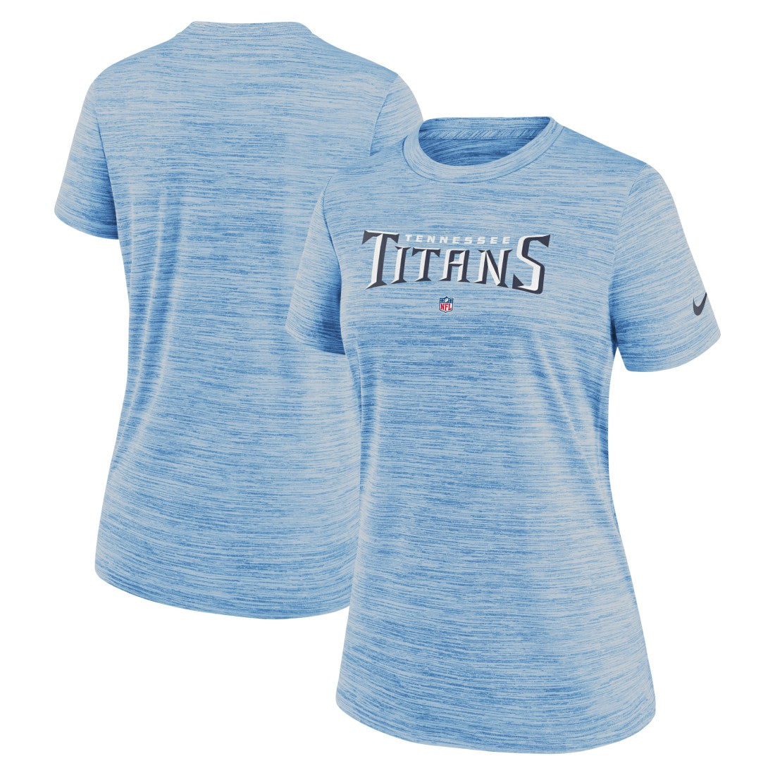 Tennessee Titans Women's Sideline Velocity Performance T-Shirt - Light Blue online
