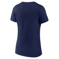 Tennessee Titans Women's Shine Time V-Neck T-Shirt - Navy discount