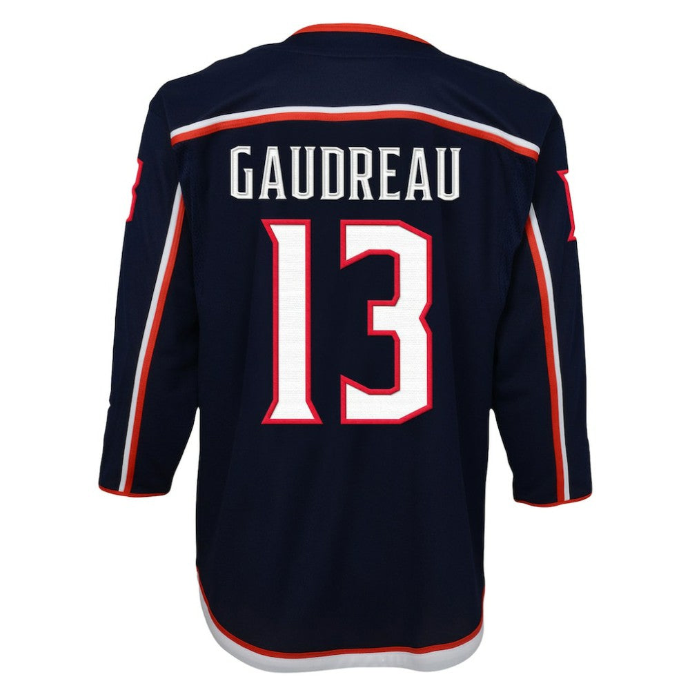 Johnny Gaudreau Columbus Blue Jackets Youth 2022/23 Premier Player Jersey - Navy Jerseys