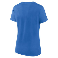 Los Angeles Chargers Women's Script T-Shirt & Shorts Lounge Set - Powder Blue/Heather Charcoal outlet