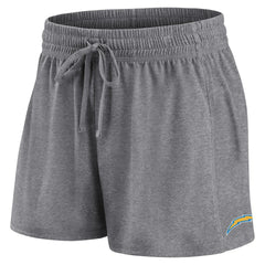 Los Angeles Chargers Women's Script T-Shirt & Shorts Lounge Set - Powder Blue/Heather Charcoal outlet
