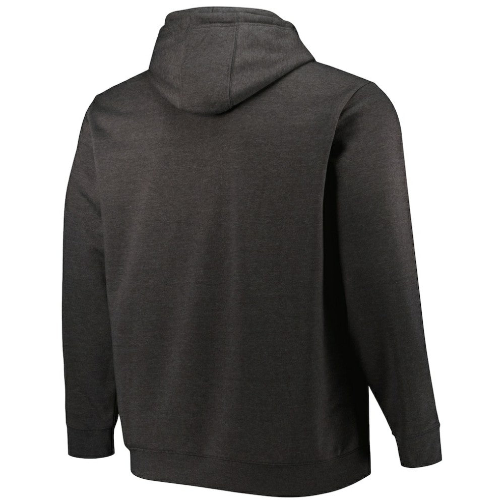 Tampa Bay Lightning Fanatics Big & Tall Dynasty Pullover Hoodie - Heather Charcoal Hoodies