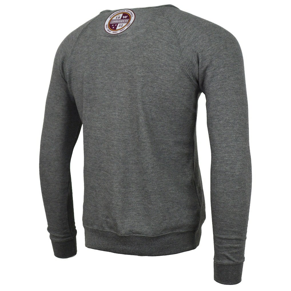 Washington Commanders DC PROPER Signature Raglan Vintage Pullover Sweatshirt - Heather Gray cheap