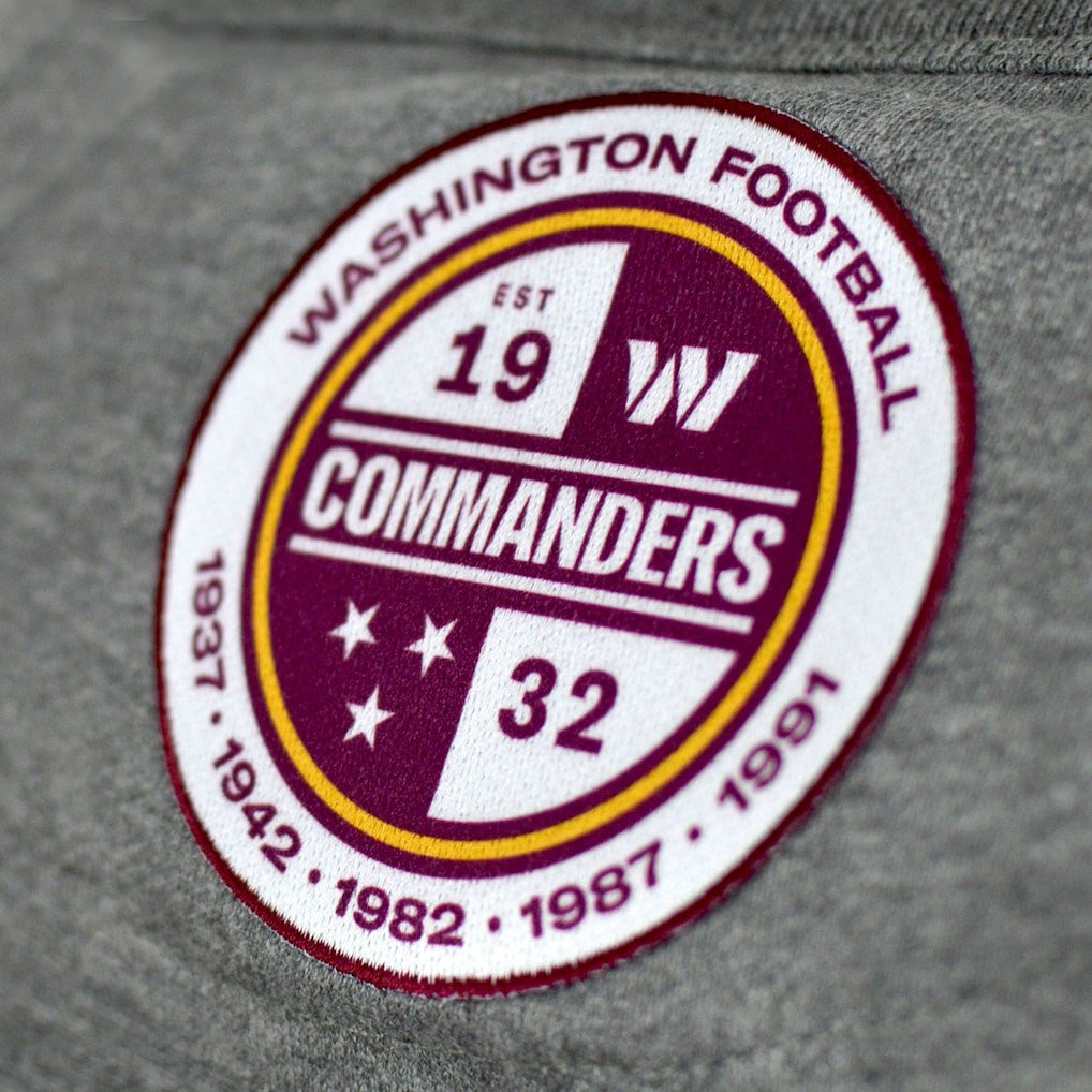 Washington Commanders DC PROPER Signature Raglan Vintage Pullover Sweatshirt - Heather Gray cheap
