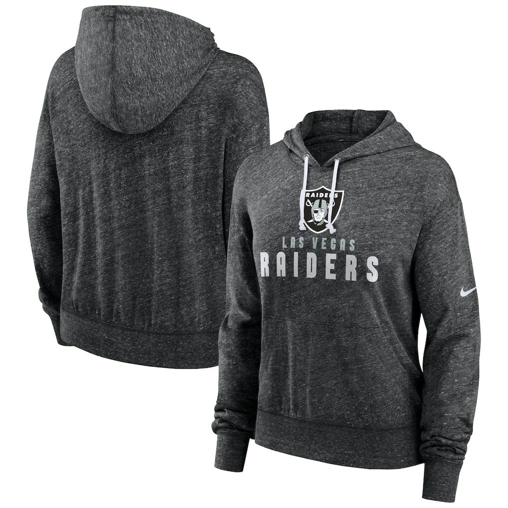 Las Vegas Raiders Women's Gym Vintage Lightweight Pullover Hoodie - Black online