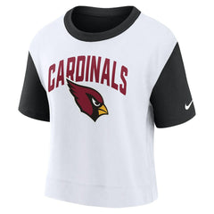 Arizona Cardinals Women's High Hip Fashion T-Shirt - Black/White online