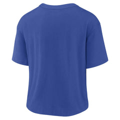Los Angeles Rams Women's High Hip Fashion T-Shirt - Royal/Bone online