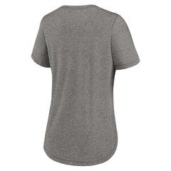 Los Angeles Rams Women's Local Fashion Tri-Blend T-Shirt - Heather Charcoal for sale