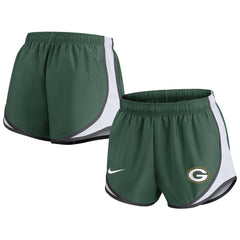 Green Bay Packers Women's Plus Size Tempo Shorts - Green outlet