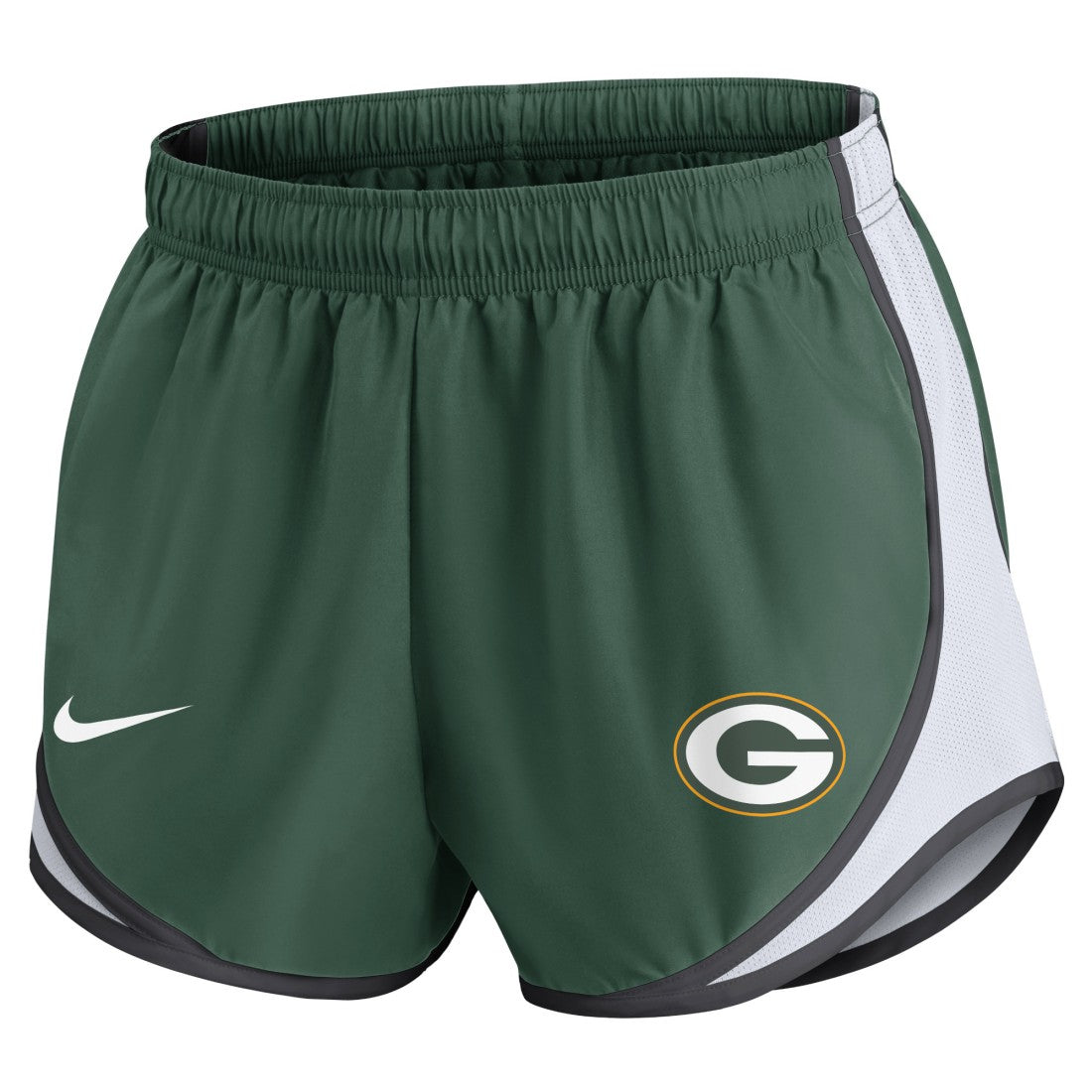 Green Bay Packers Women's Plus Size Tempo Shorts - Green outlet