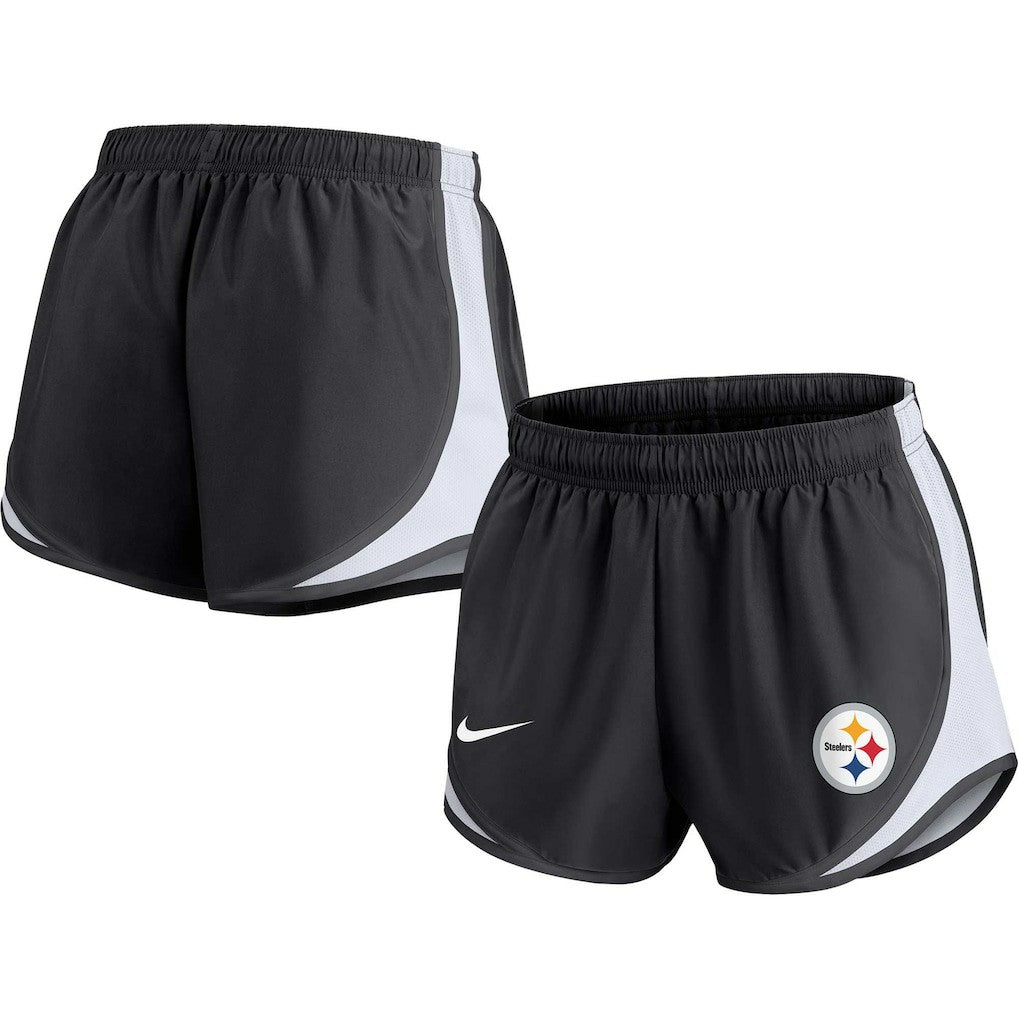 Pittsburgh Steelers Women's Performance Tempo Shorts - Black outlet