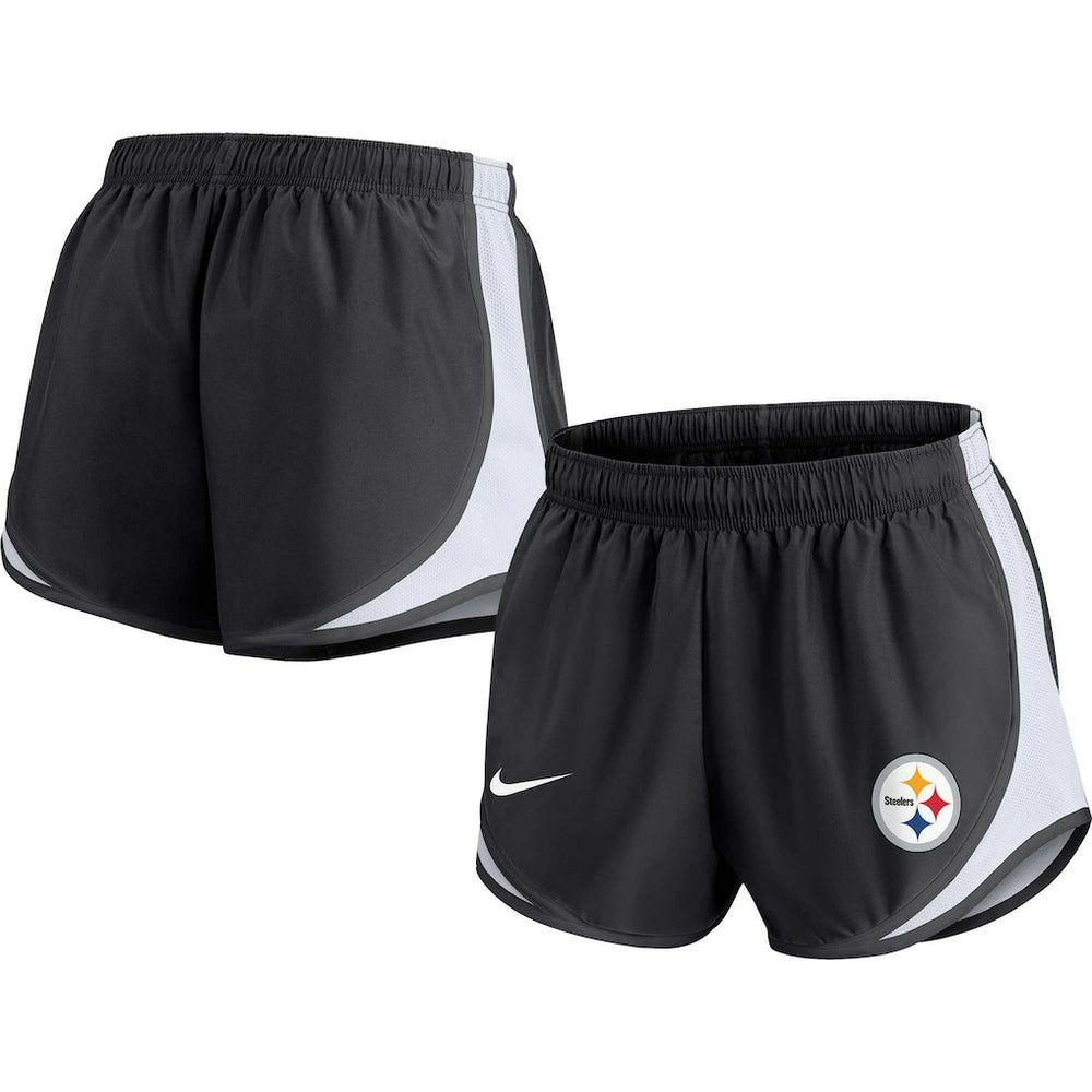 Pittsburgh Steelers Women's Performance Tempo Shorts - Black outlet