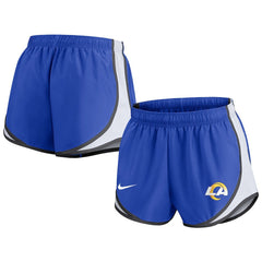 Los Angeles Rams Women's Performance Tempo Shorts - Royal on sale