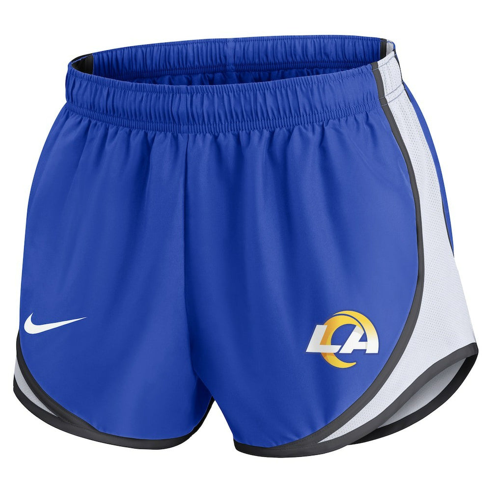 Los Angeles Rams Women's Performance Tempo Shorts - Royal on sale
