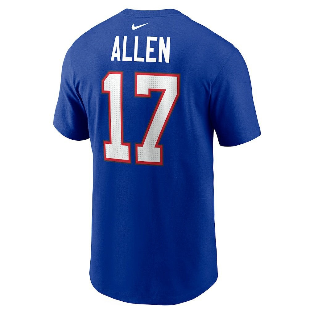 Josh Allen Buffalo Bills Player Name & Number T-Shirt - Royal discount