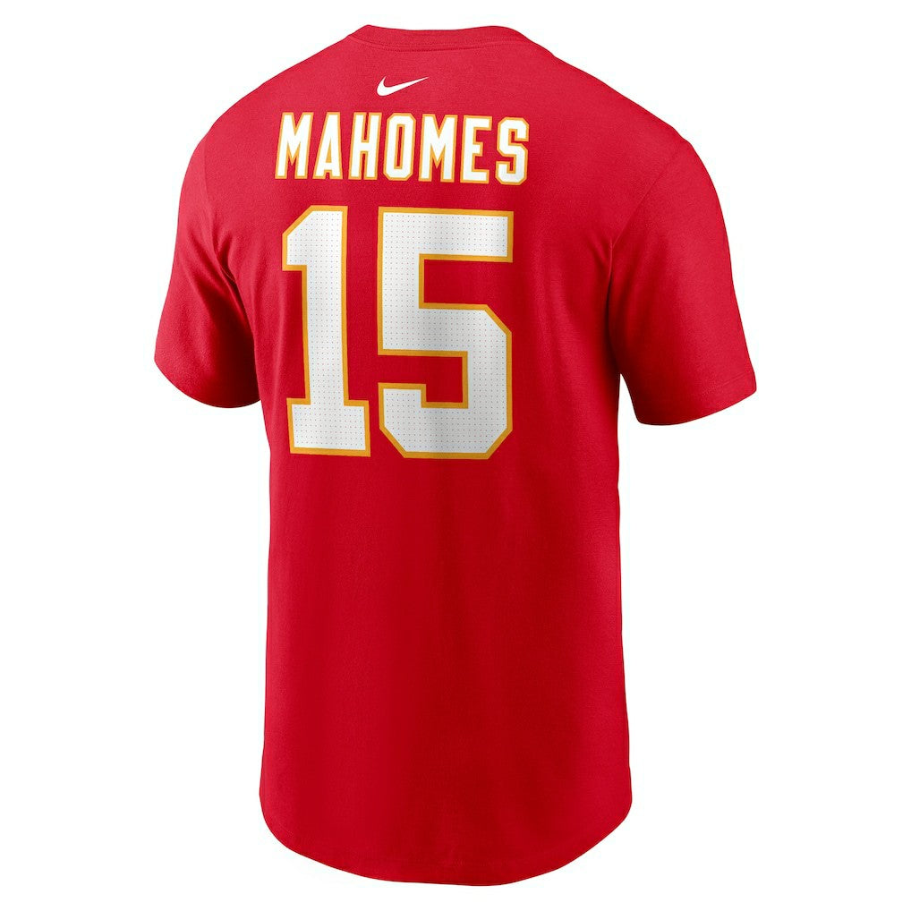 Patrick Mahomes Kansas City Chiefs Player Name & Number T-Shirt - Red on sale