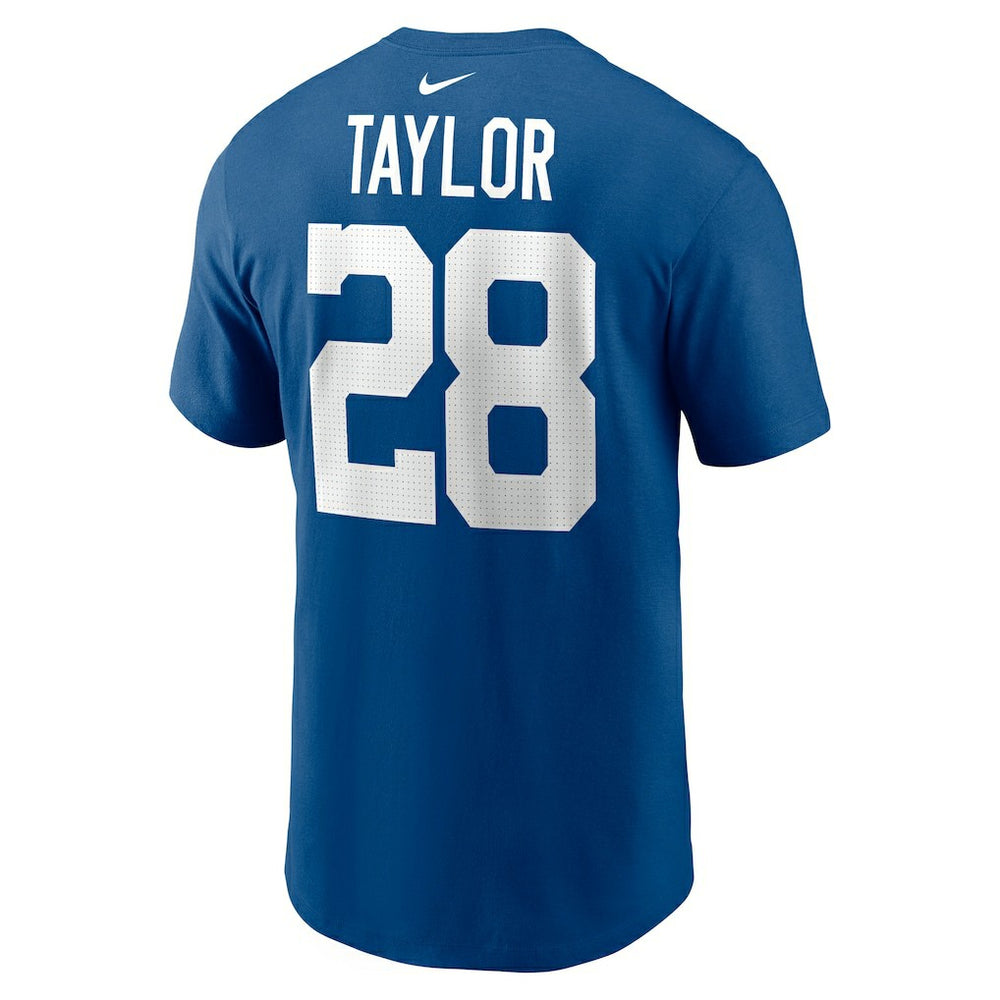Jonathan Taylor Indianapolis Colts Player Name & Number T-Shirt - Royal outlet