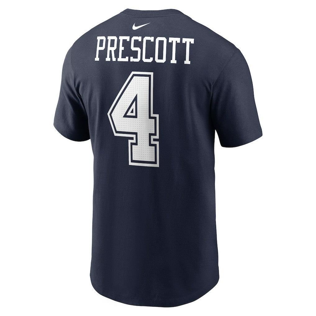 Dak Prescott Dallas Cowboys Player Name & Number T-Shirt - Navy online