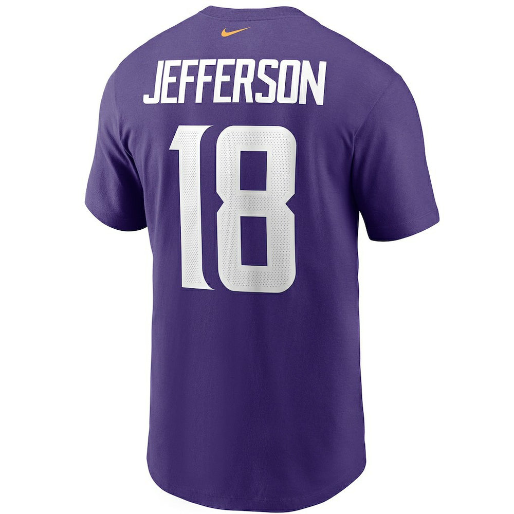 Justin Jefferson Minnesota Vikings Player Name & Number T-Shirt - Purple online