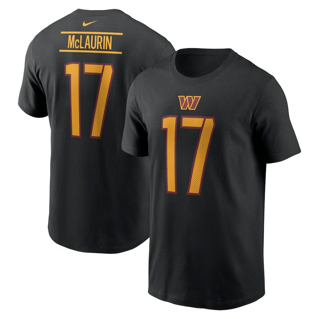 Terry McLaurin Washington Commanders Player Name & Number T-Shirt - Black cheap