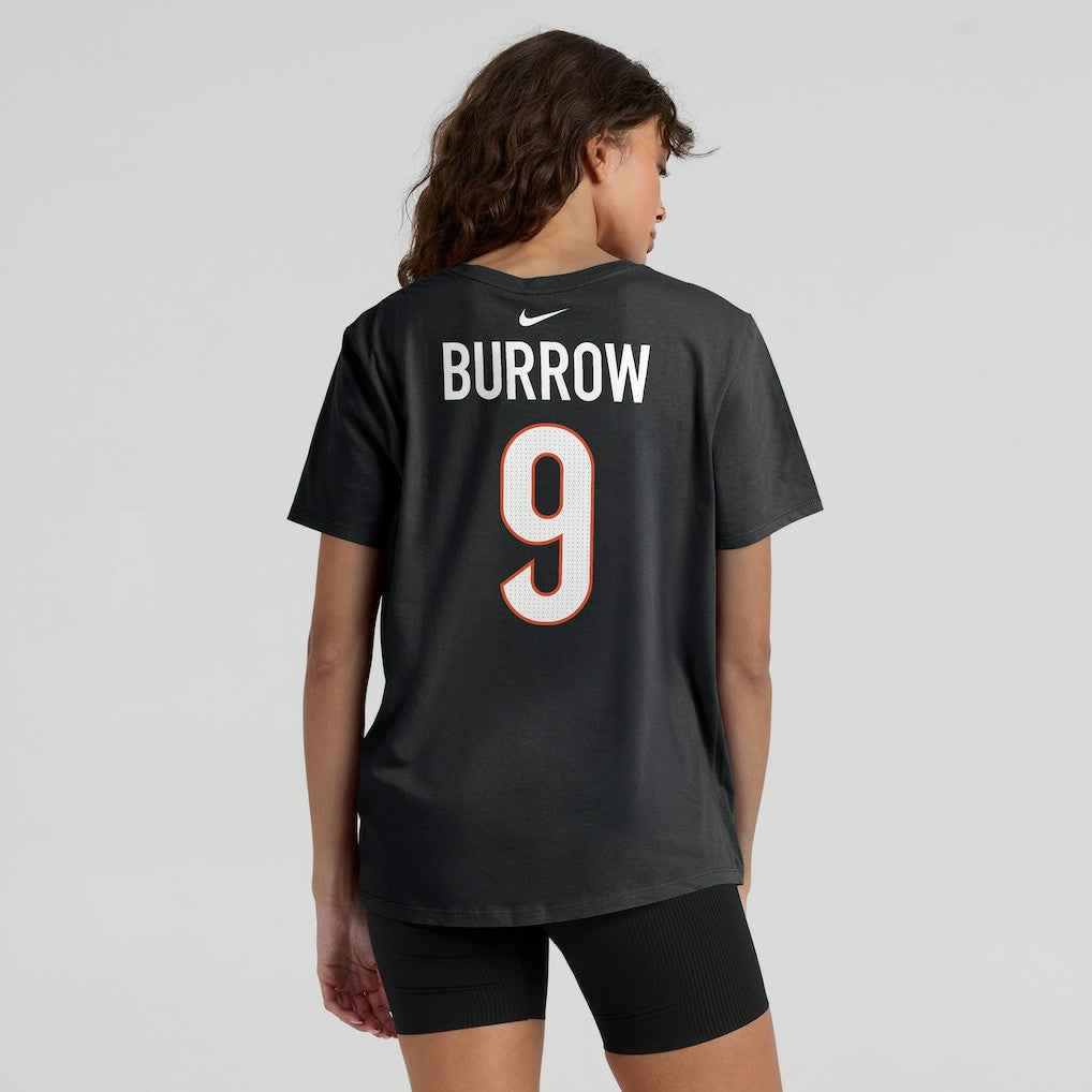 Joe Burrow Cincinnati Bengals Women's Player Name & Number T-Shirt - Black on sale